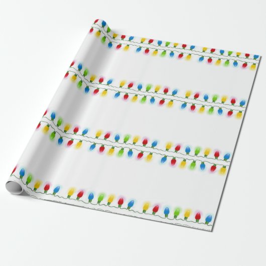Weihnachtslicht Geschenkpapier (Ungerollt)