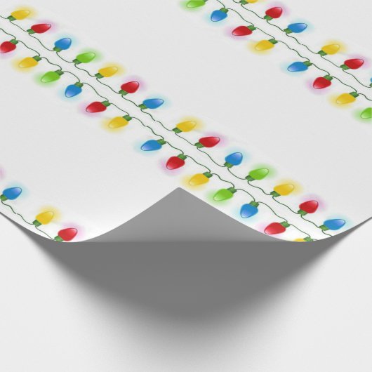 Weihnachtslicht Geschenkpapier (Ecke)