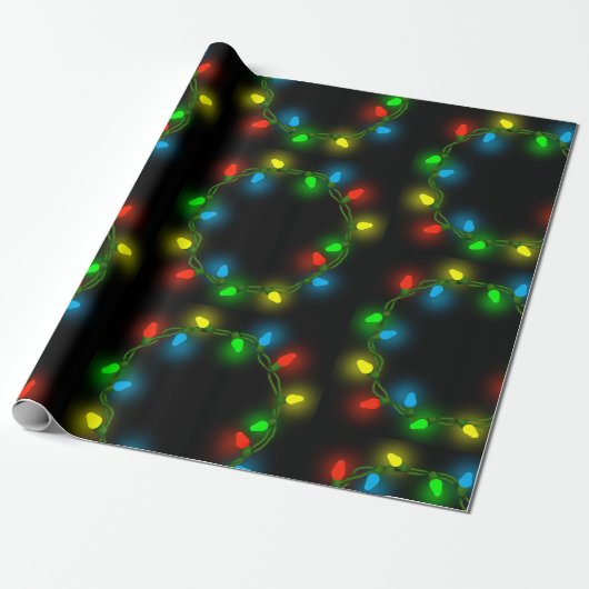 Weihnachtslicht Geschenkpapier (Ungerollt)