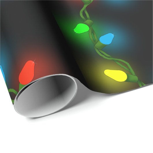 Weihnachtslicht Geschenkpapier (Rolleneckpunkt)