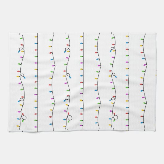 Weihnachtslicht Geschirrtuch (Horizontal)