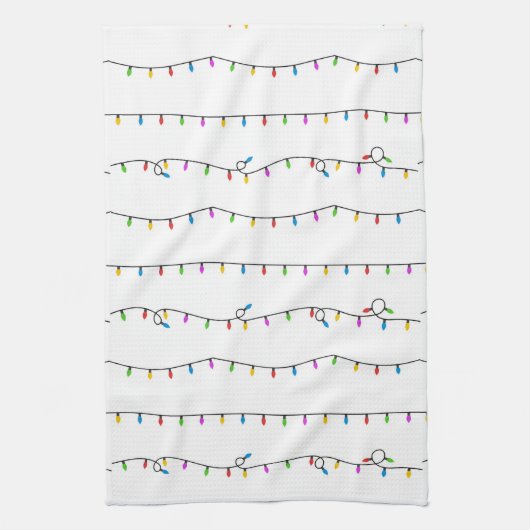 Weihnachtslicht Geschirrtuch (Vertikal)