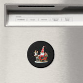 Weihnachtslicht Gnom Weihnachtsmann fährt auf Schl Magnet (In Situ (Geschirrspüler))