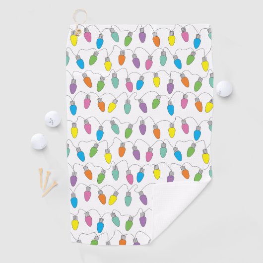 Weihnachtslicht Golfhandtuch (Insitu)