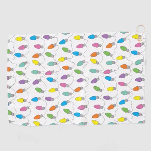 Weihnachtslicht Golfhandtuch (Horizontal)