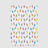 Weihnachtslicht Golfhandtuch (Vorderseite)