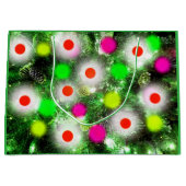 Weihnachtslicht Große Geschenktüte (Vorderseite)