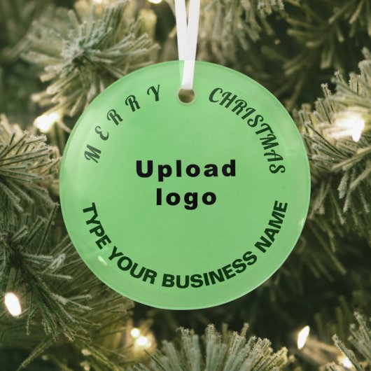 Weihnachtslicht Grüner Kreis Ornament Aus Glas (InSitu)