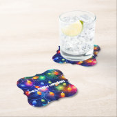 Weihnachtslicht Heller Urlaub Whimsical Merry Untersetzer (Vor Ort)