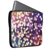 Weihnachtslicht Holiday-Glühgraphie Laptopschutzhülle (Vorne Rechts)