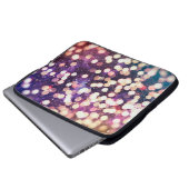 Weihnachtslicht Holiday-Glühgraphie Laptopschutzhülle (Vorne Knopf)
