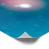 Weihnachtslicht Holiday-Glühgraphie Poster (Ecke)