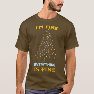 Weihnachtslicht ich bin gut alles ist gut T-Shirt