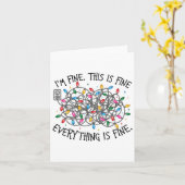 Weihnachtslicht Ich bin schön alles ist schöne Wei Karte (Gelbe Blume)