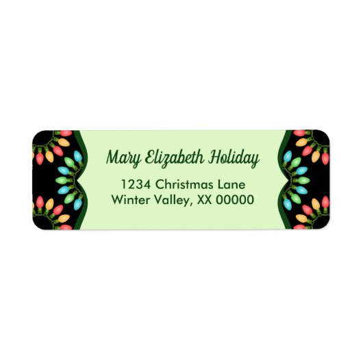 Weihnachtslicht im Muster der farbenfrohen Kreise (Vorne)