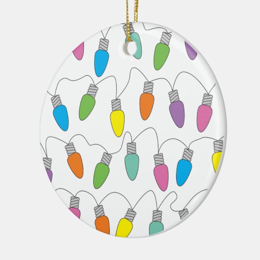 Weihnachtslicht Keramik Ornament (Links)