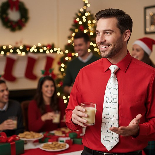 Weihnachtslicht Krawatte