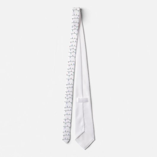 Weihnachtslicht Krawatte (Rückseite)