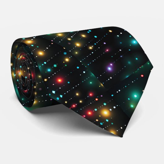 Weihnachtslicht-Krawatte Krawatte (Gerollt)