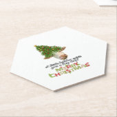 Weihnachtslicht Kuh Liebhaber Klassischer T - Shir Untersetzer (angewinkelt)