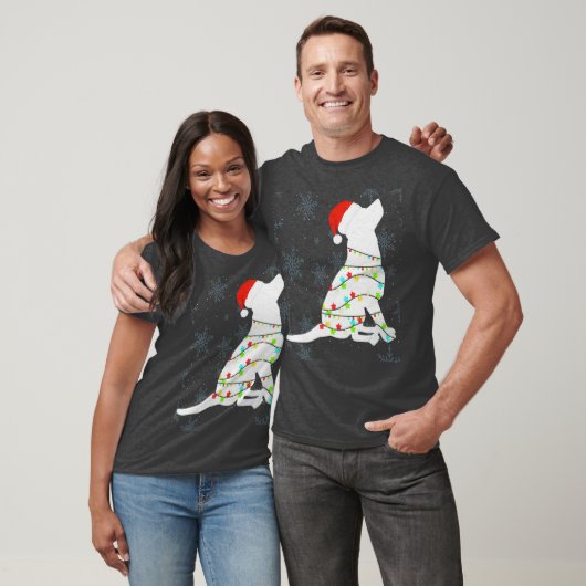 Weihnachtslicht Labrador Retriever Dog Lover T-Shirt (Unisex)