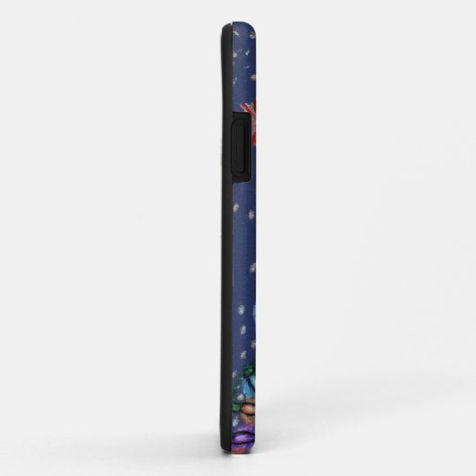 Weihnachtslicht lächelnd Schneemann Case-Mate iPhone Hülle (Hinten/Rechts)