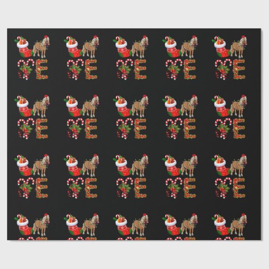 WeihnachtsLICHT Led Funny Weihnachtsmannmütze Chri Geschenkpapier (Flach)