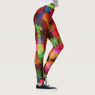 Weihnachtslicht Leggings Personalisieren