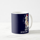 Weihnachtslicht mit Beagle Hund Kaffeetasse (VorderseiteRechts)