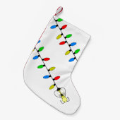 Weihnachtslicht mit Biene Kleiner Weihnachtsstrumpf (Vorderansicht (hängend))