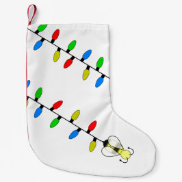 Weihnachtslicht mit Biene Kleiner Weihnachtsstrumpf