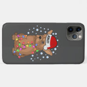 Weihnachtslicht mit Boston Terrier Dog Vibe Case-Mate iPhone Hülle (Rückseite (Horizontal))