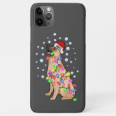 Weihnachtslicht mit deutschem Schäferhund Dog Vibe Case-Mate iPhone Hülle (Rückseite)