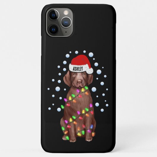 Weihnachtslicht mit Labrador Retriever Dog Vibe Case-Mate iPhone Hülle (Rückseite)