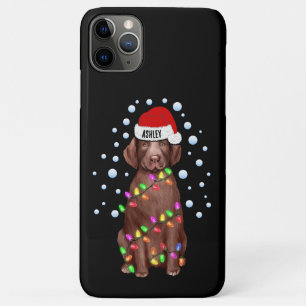 Weihnachtslicht mit Labrador Retriever Hund Stimmu Case-Mate iPhone Hülle