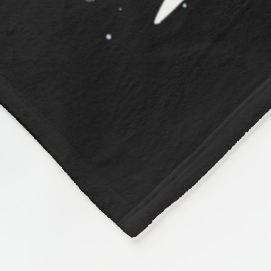 Weihnachtslicht mit Schnee in der Dackel Fleecedecke (Ecke)