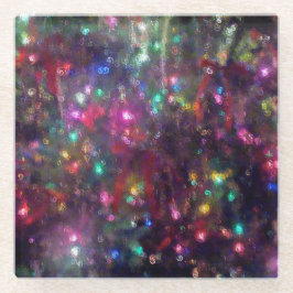 Weihnachtslicht Modernes Getränk Glasuntersetzer