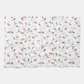 Weihnachtslicht-Muster Geschirrtuch (Horizontal)