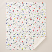 Weihnachtslicht-Muster Sherpadecke (Vorderseite)