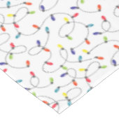 Weihnachtslicht-Muster Tischdecke (Schrägansicht)