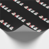 Weihnachtslicht Niedlich Ghost Xmas Boo Geschenkpapier (Ecke)