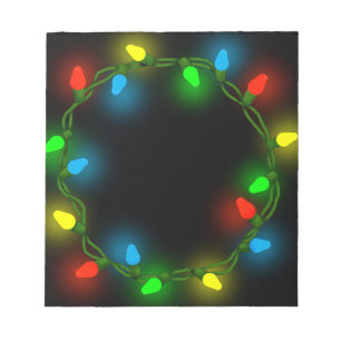 Weihnachtslicht Notizblock