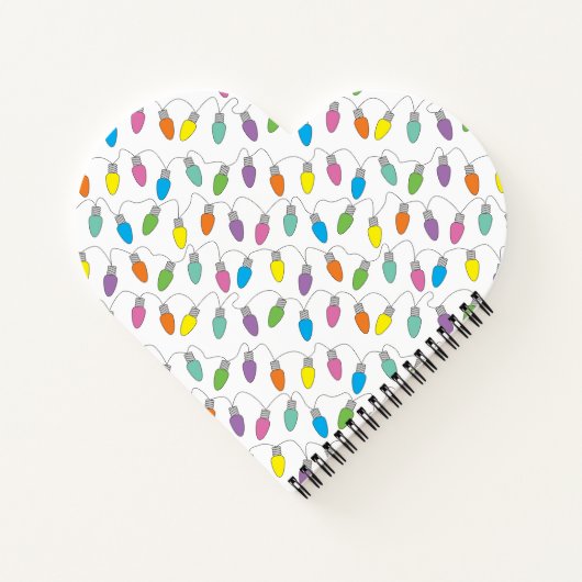 Weihnachtslicht Notizblock (Rückseite)