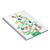 Weihnachtslicht Notizblock (Rechte Seite)