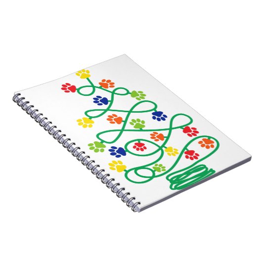 Weihnachtslicht Notizblock (Rechte Seite)