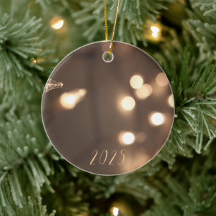 Weihnachtslicht-Ornament Keramik Ornament