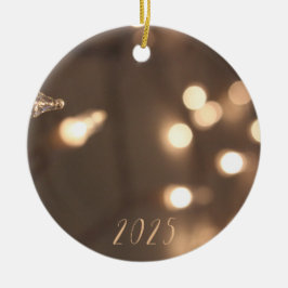 Weihnachtslicht-Ornament Keramik Ornament