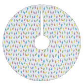 Weihnachtslicht Polyester Weihnachtsbaumdecke (Vorderseite)