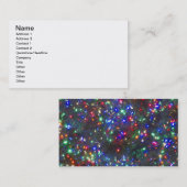 Weihnachtslicht, Portland, Oregon Visitenkarte (Vorne/Hinten)