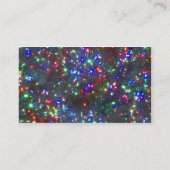 Weihnachtslicht, Portland, Oregon Visitenkarte (Rückseite)